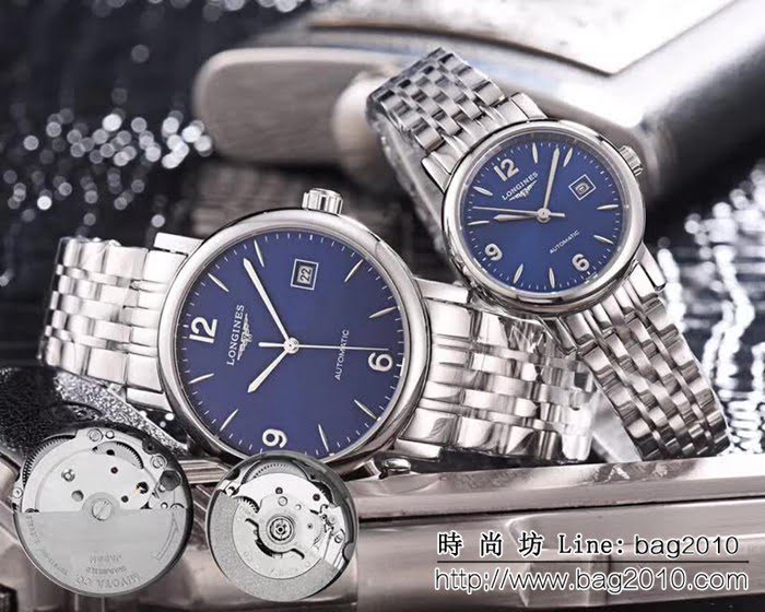 LONGINES浪琴 全自動機械 情侶對表 WSS0771